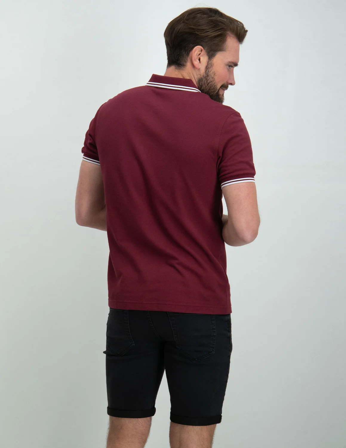 Fred perry best sale polo bordeaux rood