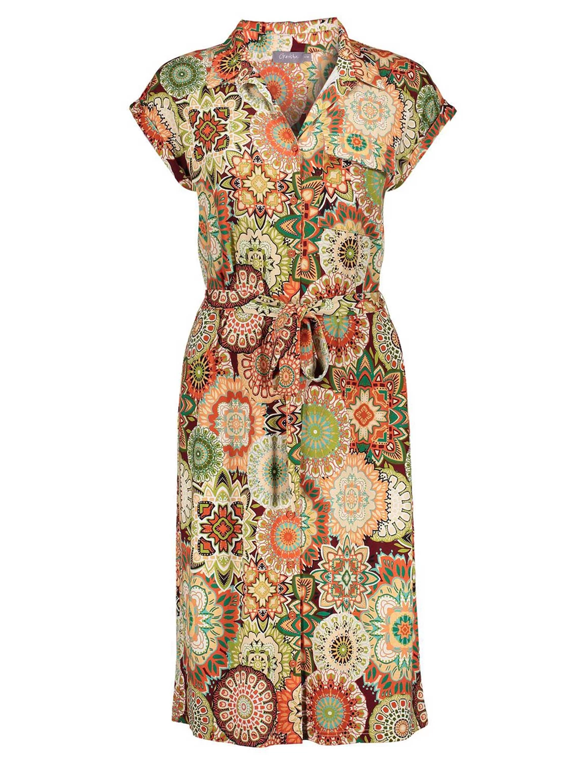 Woord Rafflesia Arnoldi schattig Geisha Dress 37471-20 multi colour kopen bij The Stone