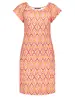 Geisha Dress elastic neck aop 47134-60 MAY