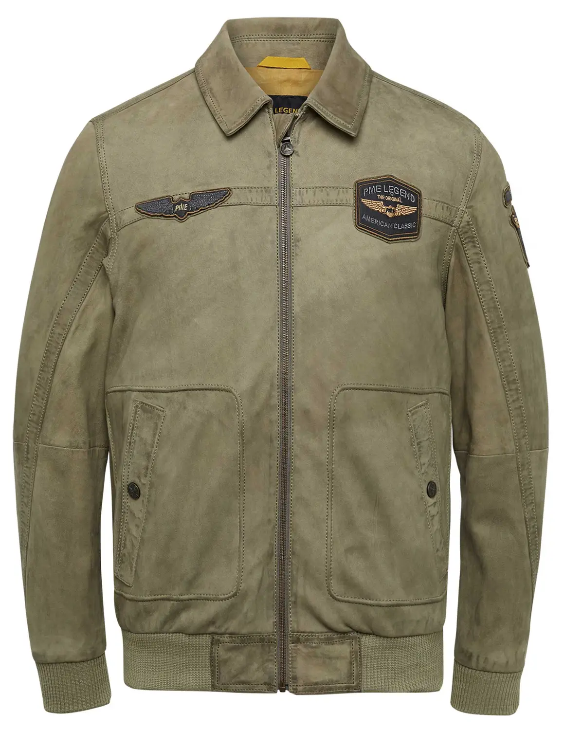hoeveelheid verkoop Tegen de wil Steken PME Legend Bomber jacket SUMMER HUDSON 2.0 sh PLJ2302700 licht groen kopen  bij The Stone
